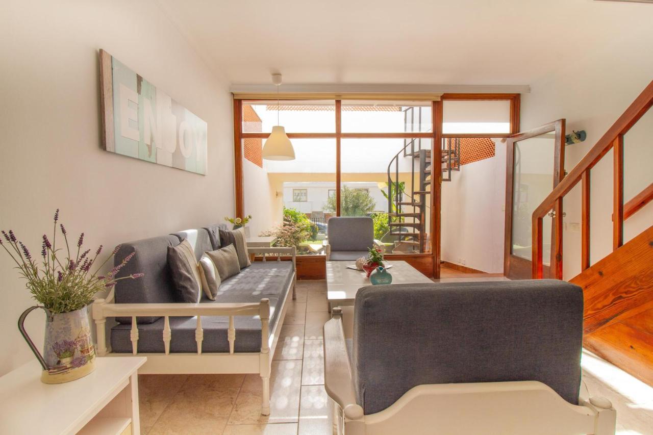 Flatguest Pr Beach - Terrace + Garden + 24H Mogán エクステリア 写真